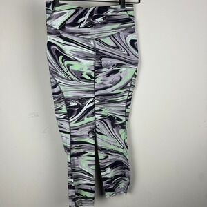 Lululemon Base Pace High-Rise Crop 23" Paint Glide Warp Multi Sz 8